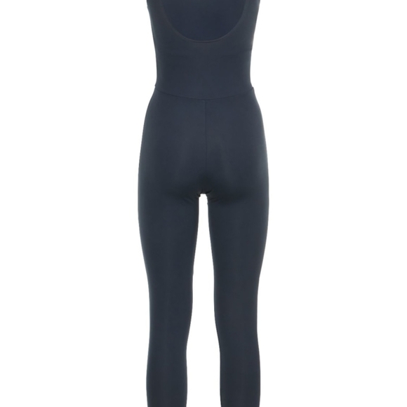 Girlfriend Collective Scoop Jumpsuit Navy S EUC - Picture 7 of 9